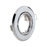 GU10 Фитинг Кръг Хром 2бр./опаковка