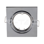 GU10 Фитинг Квадрат Хром 2бр./опаковка