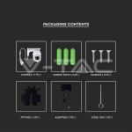 IP Wi-Fi Куполна Камера P09-8 IP65 Въртяща