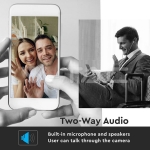 IP Wi-Fi Куполна Камера P09-8 IP65 Въртяща