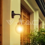 Стенна Лампа E27 IP65 Ф150 Черна