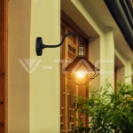 Стенна Лампа E27 IP65 Ф250 Черна