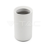 GU10 Отливка Външен Монтаж Бяла