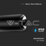 GU10 Корпус Кръг Черно