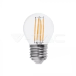 LED Крушка 6W Filament E27 G45 6400К 130lm/W