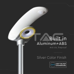 LED Соларно Градинско Тяло 20W PIR Сензор Дистанционно 6400К