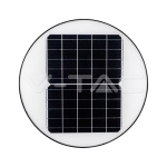 LED Соларно Градинско Тяло 7.5W Сензор Дистанционно IP65 4000K