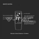 LED Соларно Градинско Тяло 10W Сензор Дистанционно IP65 4000K