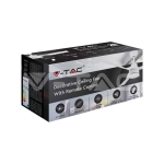 65W LED Тяло/Вентилатор Дистанционно 3 Перки Бял