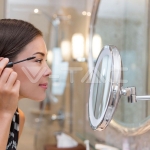 3 LED Огледало за Стена 4 x AA Батерии Тяло Никел