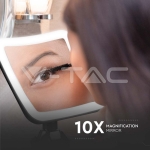 3.2 LED Огледало 3 x AA Батерии Черно Тяло