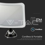 3.2 LED Огледало 3 x AA Батерии Черно Тяло