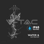 7W Тяло Стойка/Колче IP65 Черно Тяло 4000К