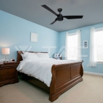 65W LED Сиво Тяло/Вентилатор Дистанционно 3 Перки Черни