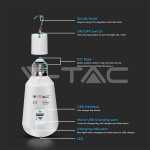 LED Крушка 7W Аварийна светлина и Соларен панел