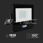 20W LED Прожектор PIR Сензор SAMSUNG Чип Черно Тяло 3000К