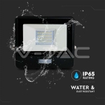 20W LED Прожектор PIR Сензор SAMSUNG Чип Черно Тяло 3000К