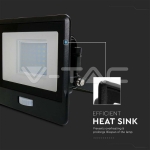 30W LED Прожектор PIR Сензор SAMSUNG Чип Черно Тяло 3000K