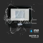 30W LED Прожектор PIR Сензор SAMSUNG Чип Черно Тяло 3000K