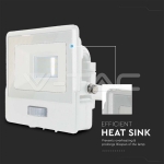 20W LED Прожектор PIR Сензор SAMSUNG Чип Бяло Тяло 6500K