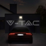 10W LED Прожектор PIR Сензор SAMSUNG Чип Бяло Тяло 4000K 1М Кабел