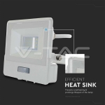 10W LED Прожектор PIR Сензор SAMSUNG Чип Бяло Тяло 6400K 1М Кабел