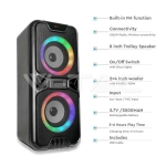 2x10W Презаредима Тон Колона USB TFSlot RGB 2x4 inch
