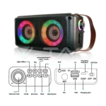 2x10W Презаредима Тон Колона USB TFSlot RGB 2x3 inch