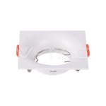 GU10 Корпус Квадрат Бял