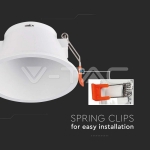 GU10 Корпус Кръг Бял