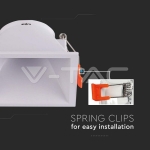 GU10 Корпус Квадрат Бял