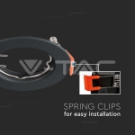 GU10 Корпус Кръг Черен