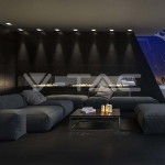 GU10 Корпус Квадрат Черен