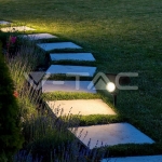 2W LED Соларно Колче IP65 6400K