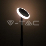 3W LED Соларно Градински Тяло Черно Бяло Тяло 3000K 2бр.