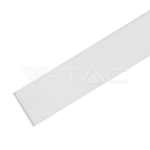 Монтажен Кит с Дифузер за LED Лента Алуминиев 2000x50x75мм Мат