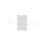 Монтажен Кит с Дифузер за LED Лента Алуминиев 2000x50x75мм Мат