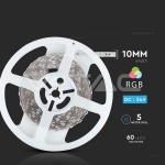 LED Лента SMD5050 60 LEDs 24V RGB IP20 10м