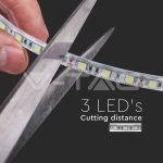 LED Лента SMD2835 120 LEDs 24V IP65 3000K Двойно PCB 10м Ролка