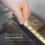 LED Лента SMD2835 120 LEDs 24V IP65 4000K Двойно PCB 10м Ролка