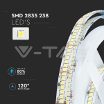 LED Лента SMD2835 238/1 24V IP20 6400K 135 lm/W