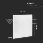 LED Панел 40W 600 x 600 mm 6400K Вкл. Драйвер 6бр./СЕТ