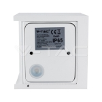 12W Стенна Лампа Bridgelux Чип Бяла Квадрат 4000К