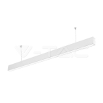 LED Линейно Осветление SAMSUNG Чип 40W Висящо Бяло Тяло 6400К 1200x35x67mm