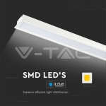 LED Линейно Осветление SAMSUNG Чип 40W За Вграждане Бяло Тяло 4000К 1211x70x35mm