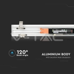 LED Линейно Осветление SAMSUNG Чип 40W За Вграждане Бяло Тяло 4000К 1211x70x35mm