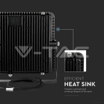 150W LED Прожектор SAMSUNG Чип G2 SMD SLIM Черно Тяло 4000К