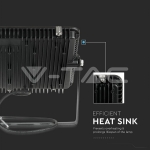 200W LED Прожектор SAMSUNG Чип G2SMD SLIM Черно Тяло 4000К