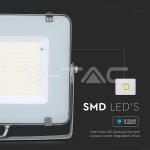 200W LED Прожектор SAMSUNG Чип G2 SMD SLIM Сиво Тяло 6500К