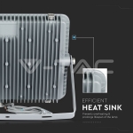 200W LED Прожектор SAMSUNG Чип G2 SMD SLIM Сиво Тяло 6500К